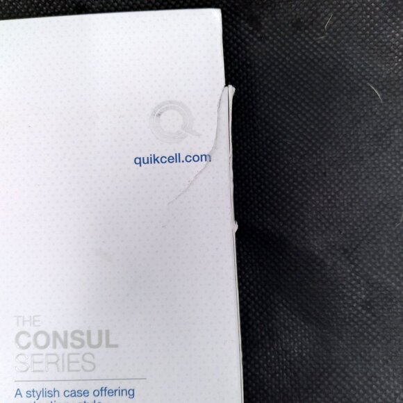 Quikcell LG G PAD 5 CONSUL Folio Case Black Leather - Picture 3 of 4